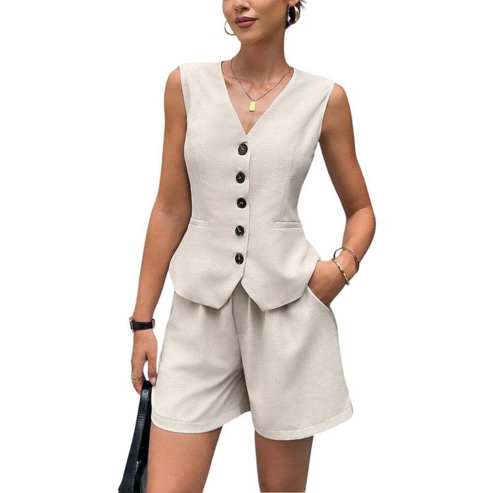 Adelin May Womens 2Pc Top & Short Set